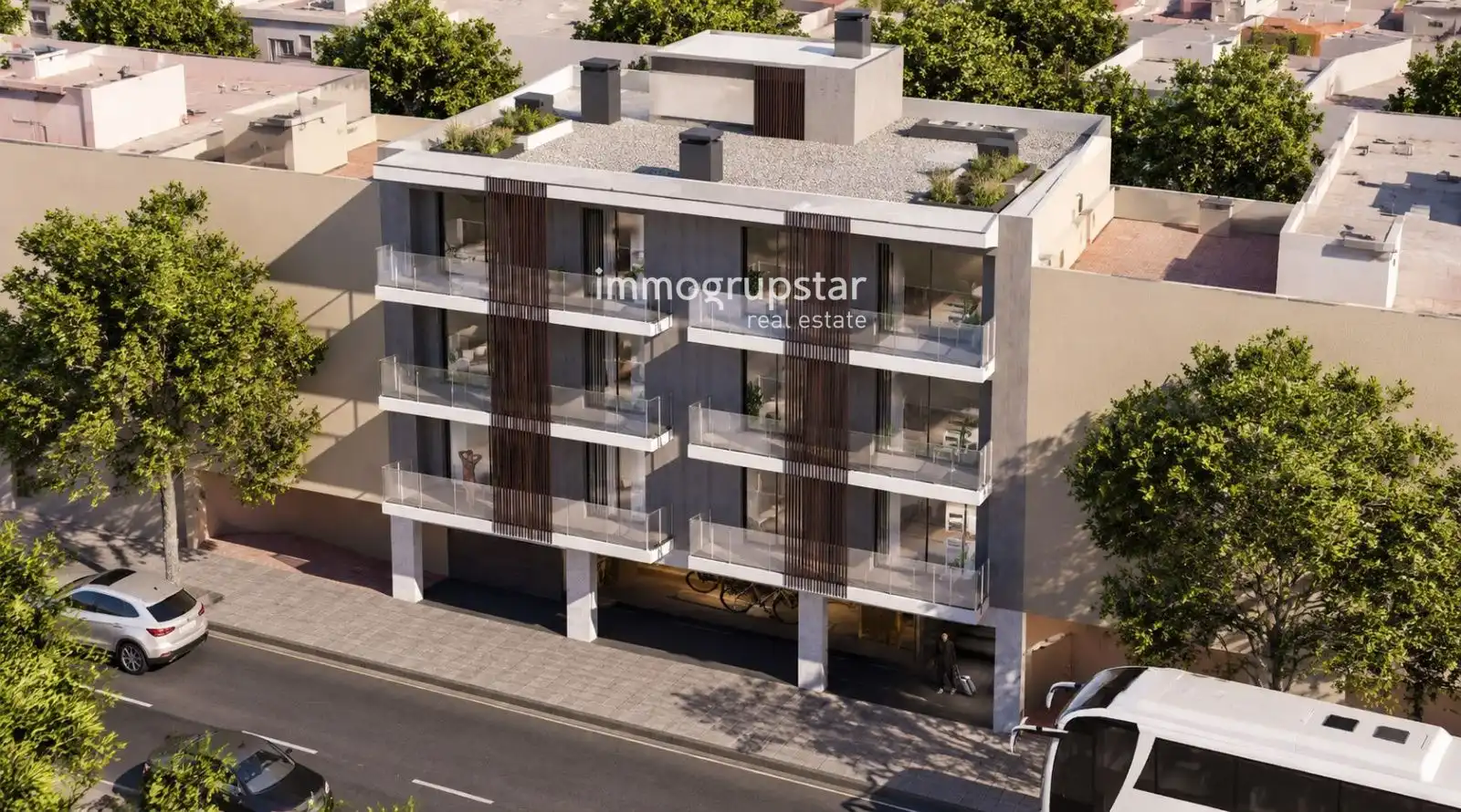 Exterior view of Flat for sale in Avinguda Catalunya