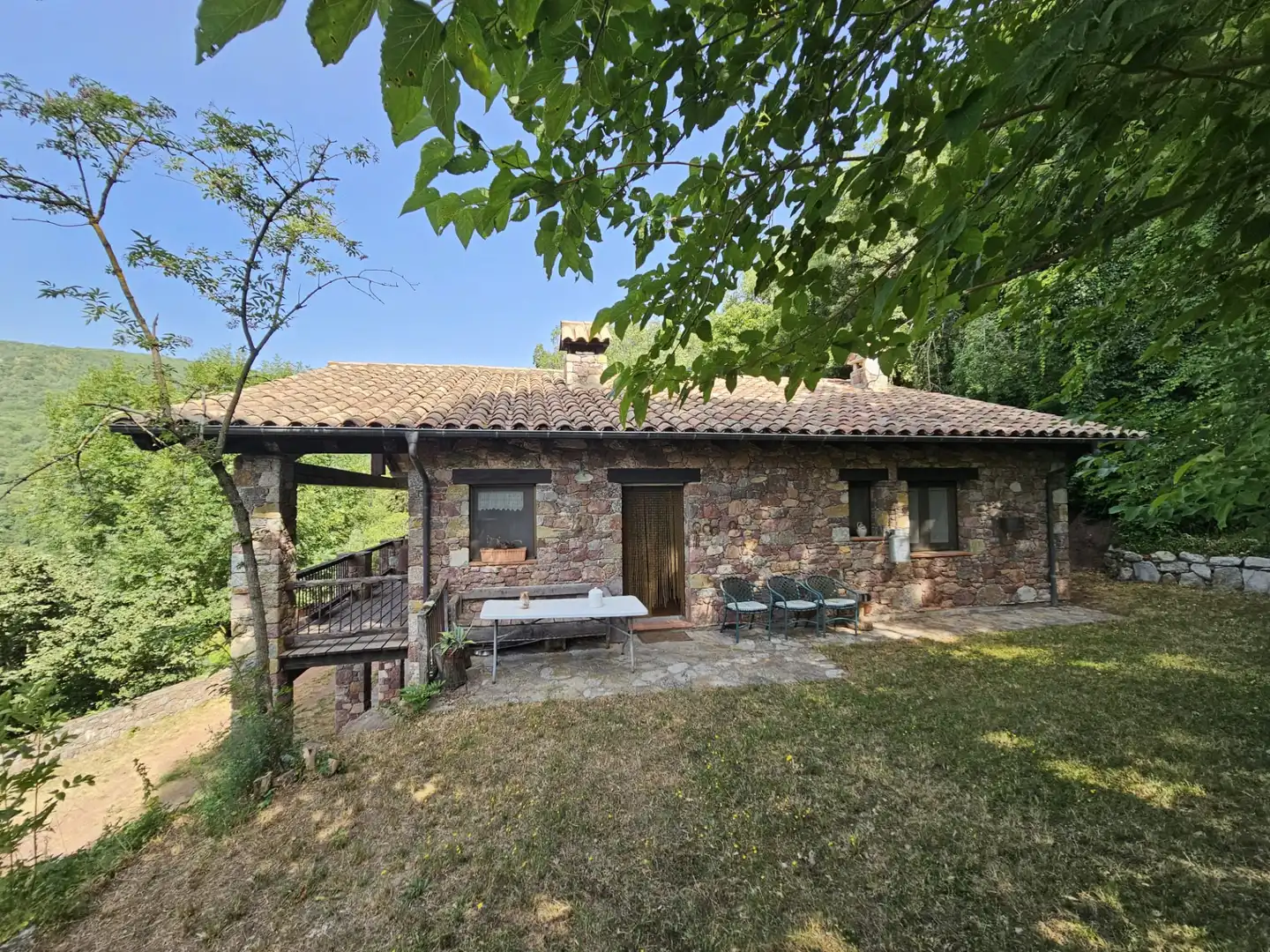 Jardí de Casa o xalet en venda en Camprodon amb Moblat