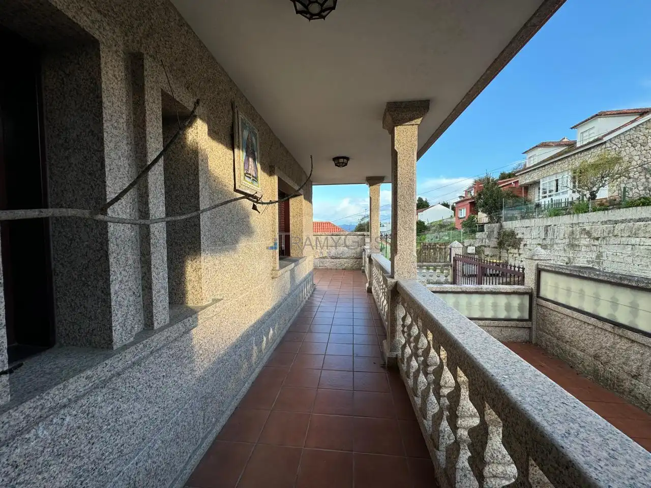 Vista exterior de Casa o chalet en venta en Vilagarcía de Arousa con Calefacción, Jardín privado y Terraza