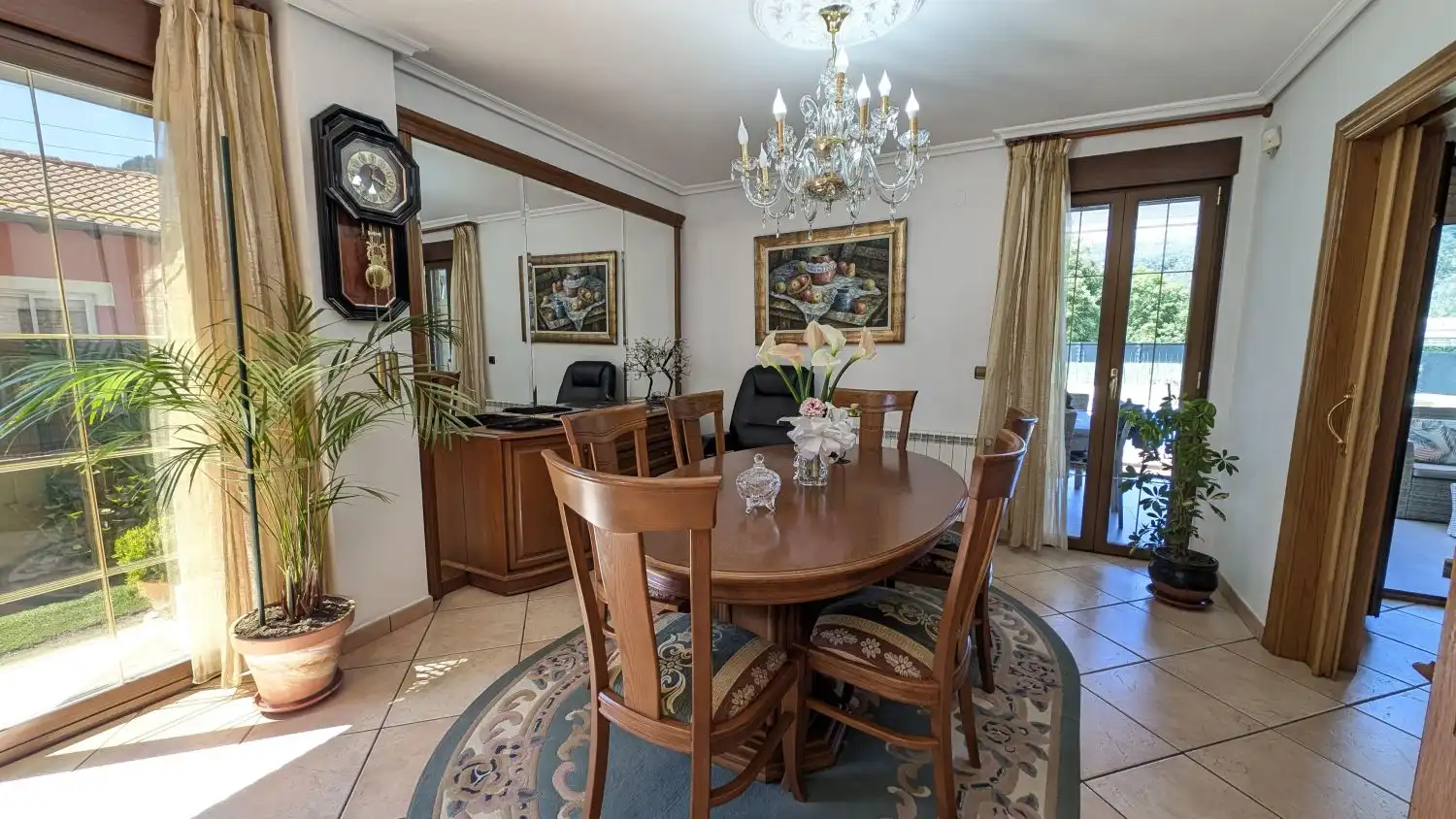 Dining room of Houses for sale in Los Corrales de Buelna   with Heating, Private garden and Terrace
