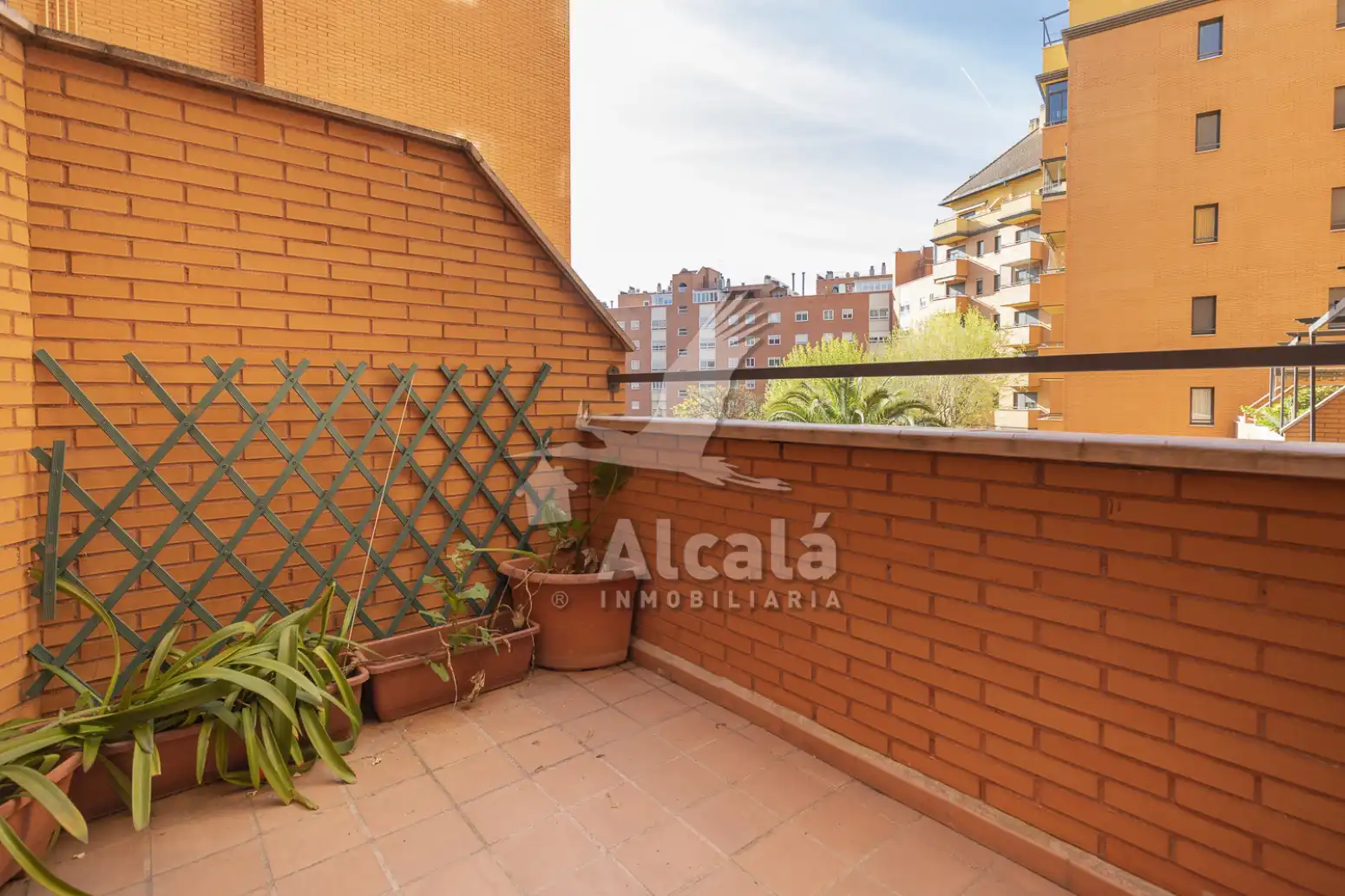 Terrace of Flat for sale in Alcalá de Henares  with Air Conditioner, Heating and Private garden