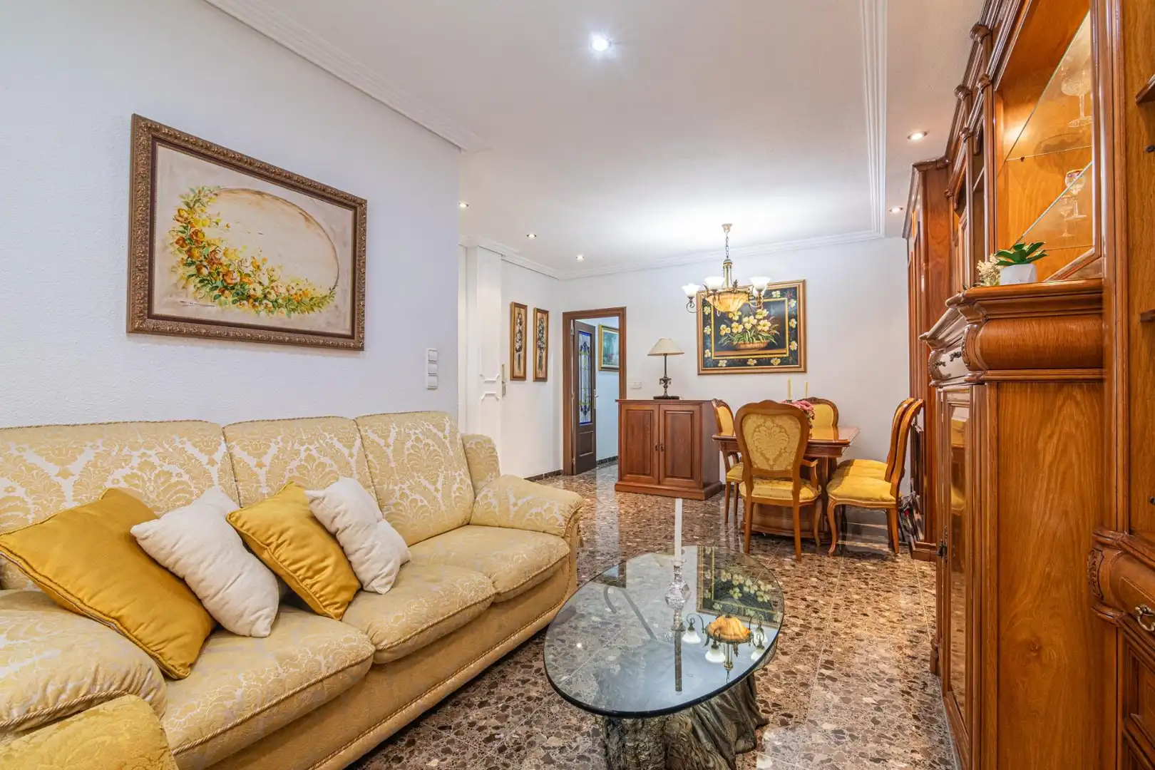 Sala de estar de Planta baja en venta en Elche / Elx con Aire acondicionado, Calefacción y Terraza