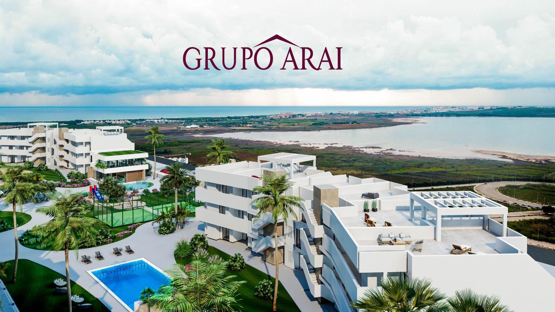 Exterior view of Flat for sale in Guardamar del Segura  with Air Conditioner, Heating and Private garden