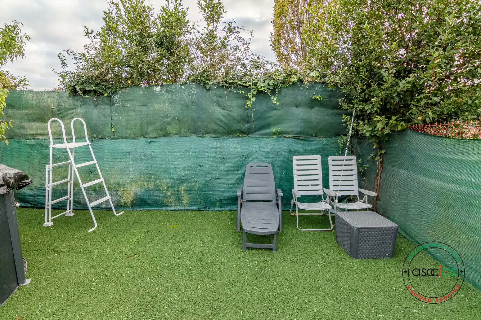 Terraza de Casa adosada en venta en Gijón  con Calefacción, Jardín privado y Parquet