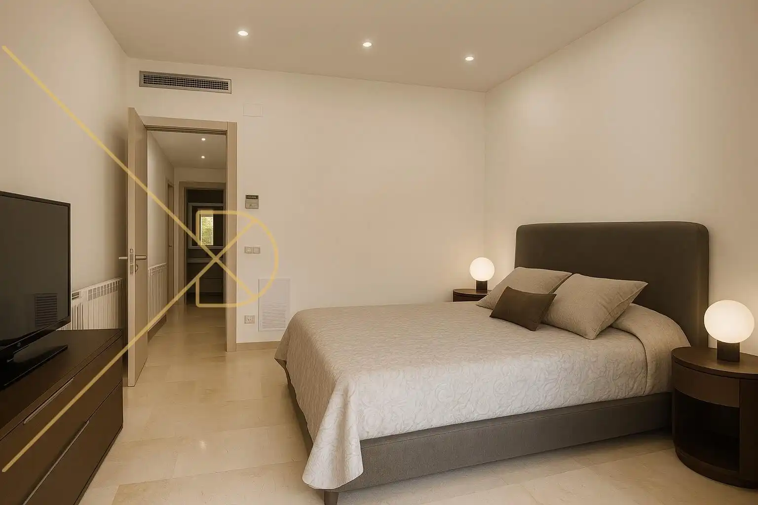 Schlafzimmer von Haus oder Chalet zum Verkauf in Gavà mit Klimaanlage, Heizung und Privatgarten