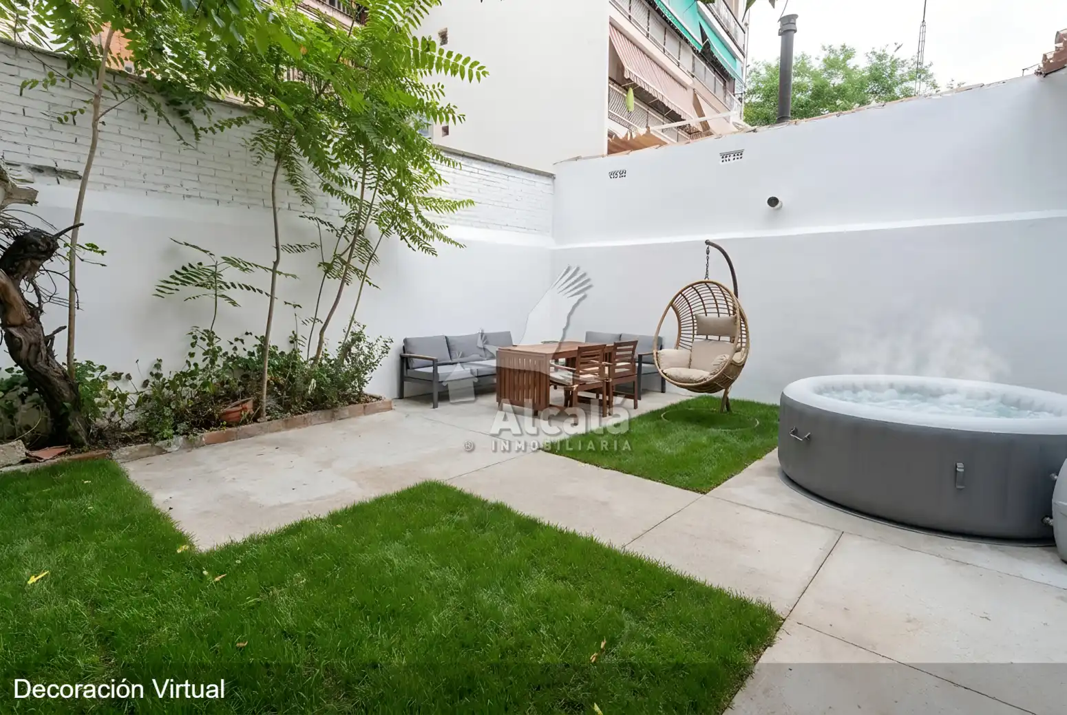 Terraza de Casa adosada en venta en Alcalá de Henares
