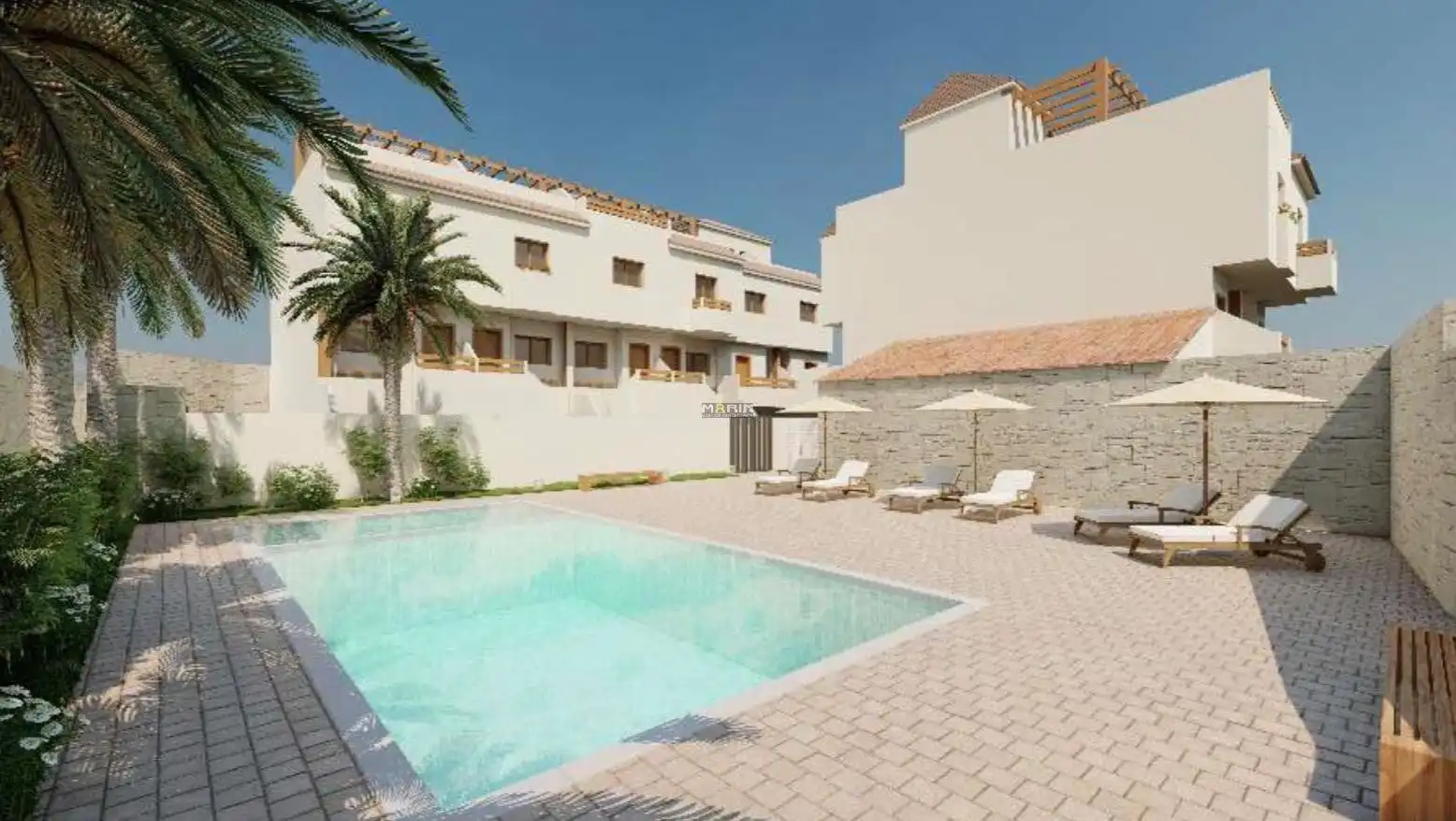 Swimming pool of Duplexes for sale in La Unión