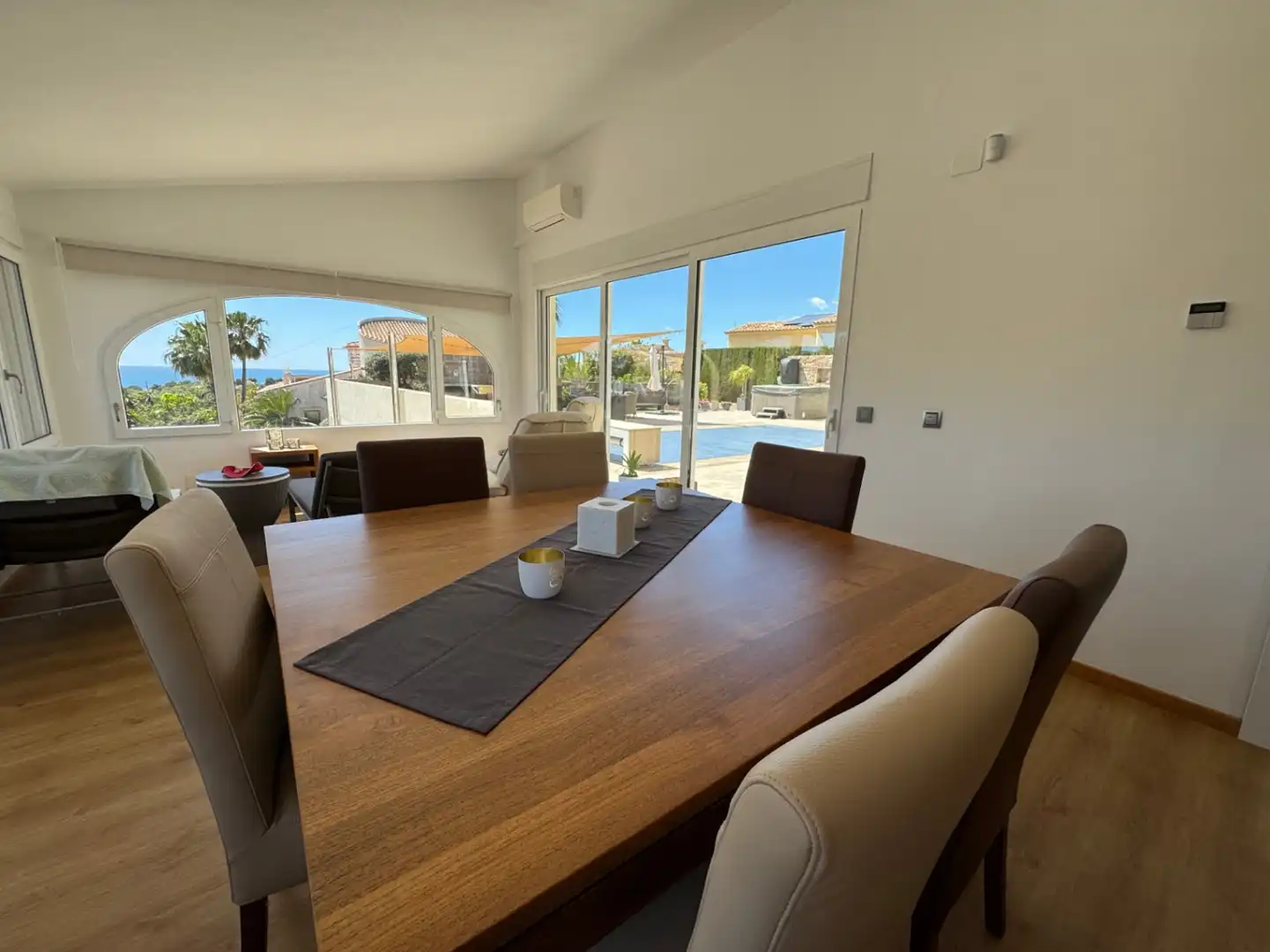 Dining room of Houses for sale in Moraira  with Air Conditioner, Heating and Private garden