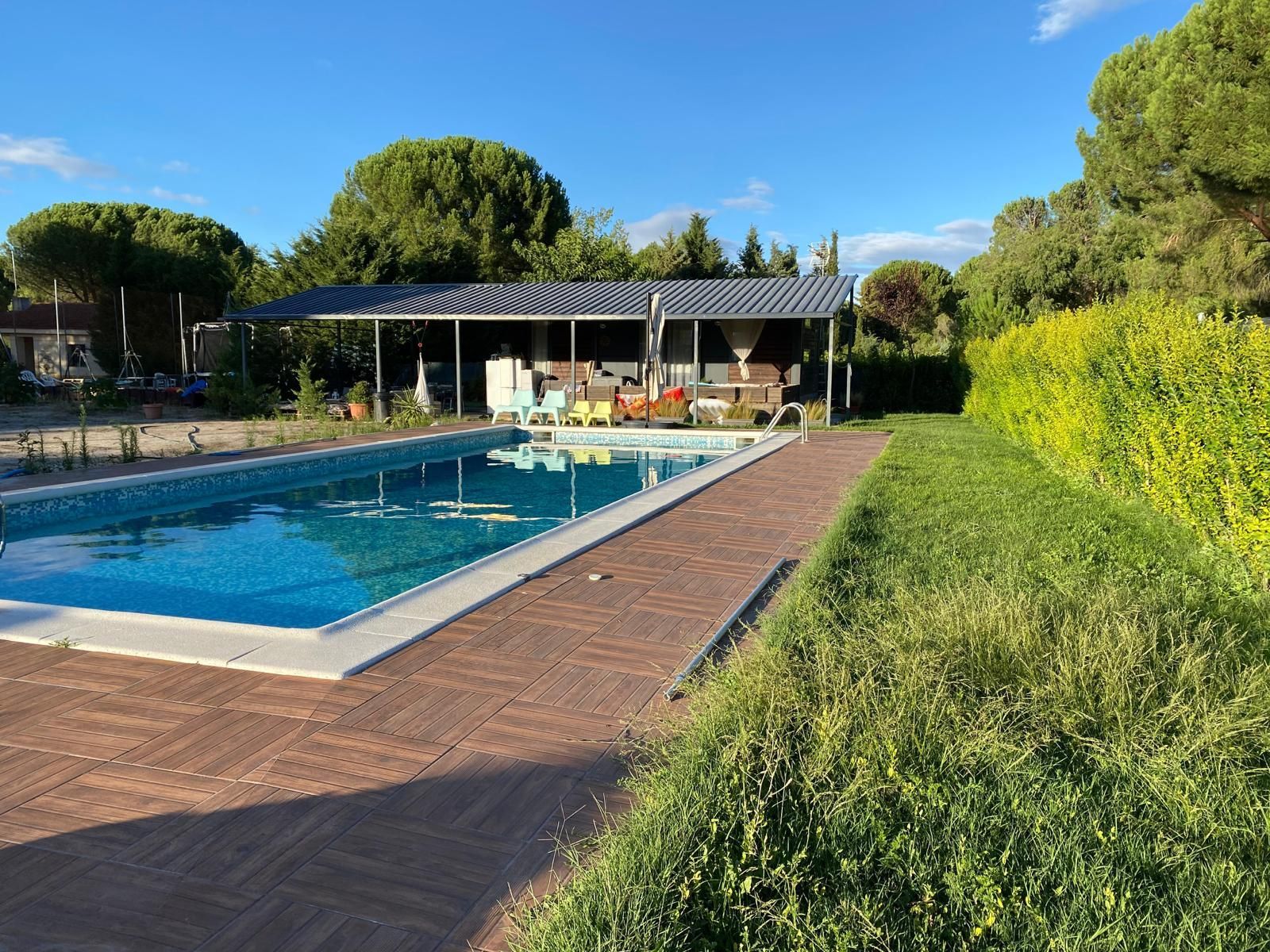Swimming pool of House or chalet for sale in Traspinedo  with Heating, Private garden and Parquet flooring
