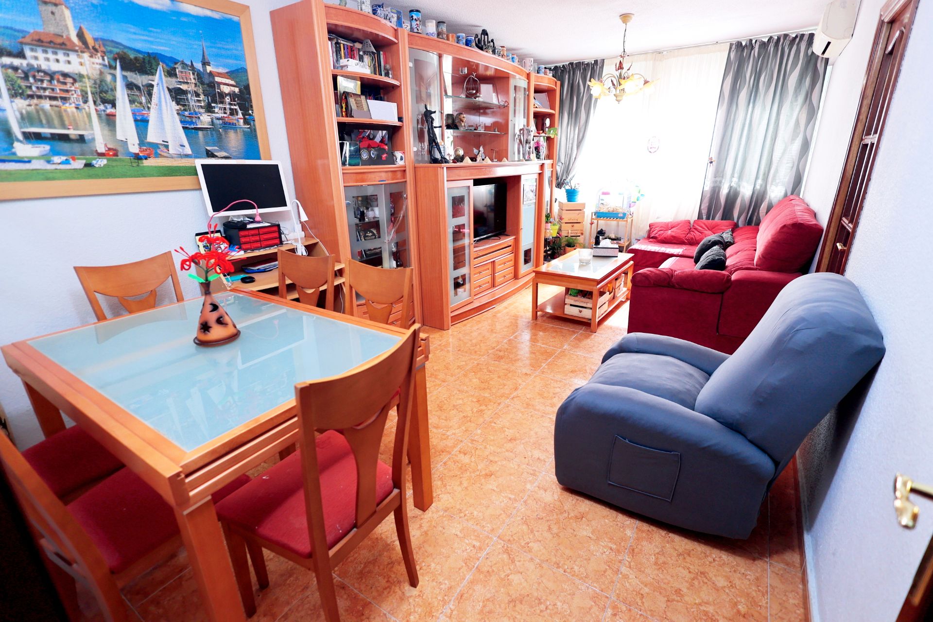 Sala d'estar de Pis en venda en Mejorada del Campo amb Aire condicionat i Calefacció