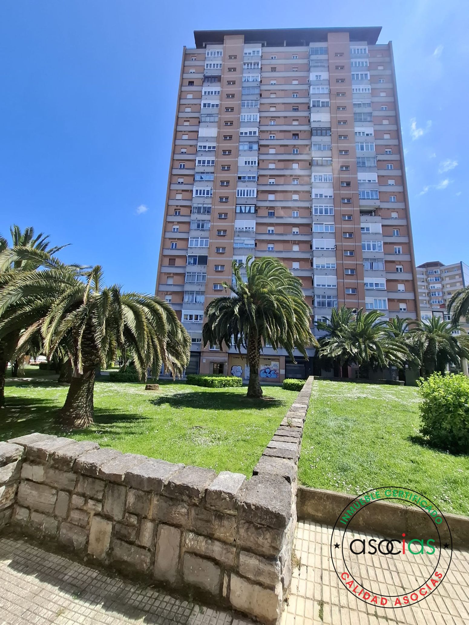 Exterior view of Flat for sale in Gijón   with Heating, Parquet flooring and Terrace