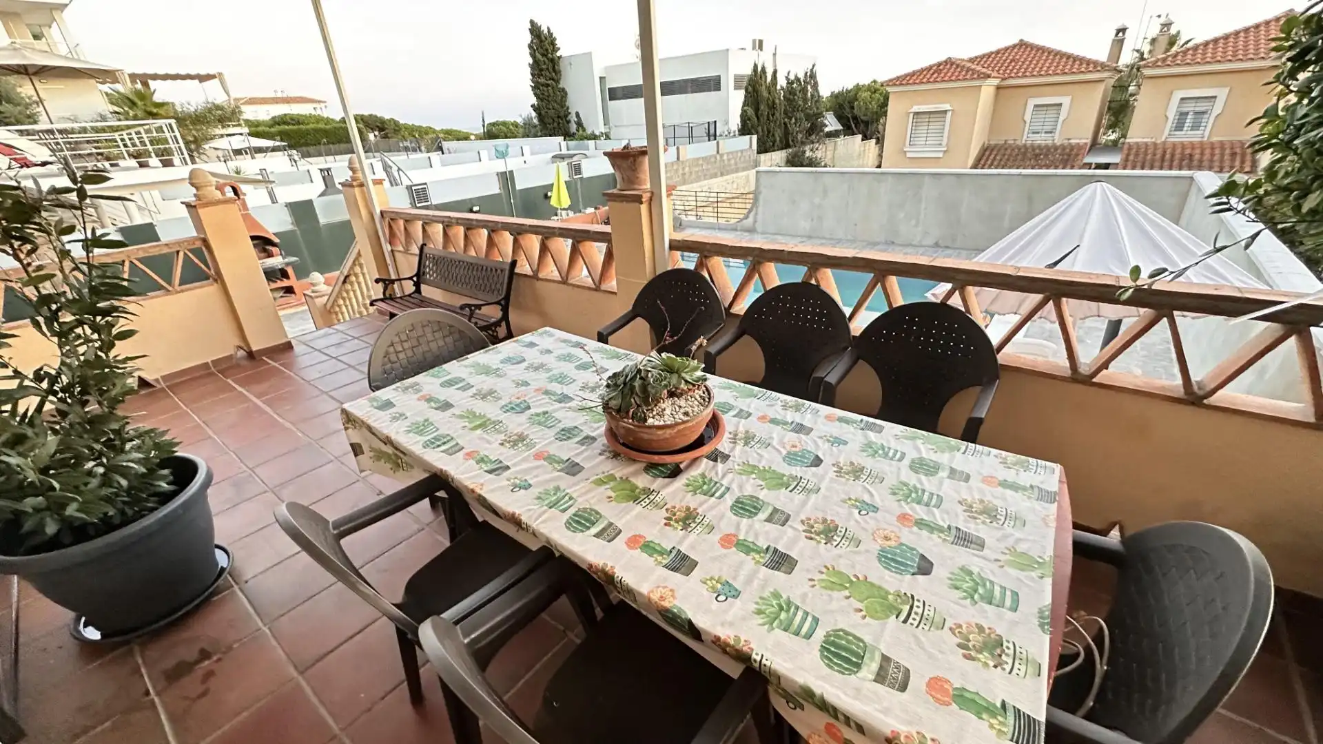 Terraza de Casa o chalet en venta en Mazagón con Aire acondicionado, Calefacción y Jardín privado