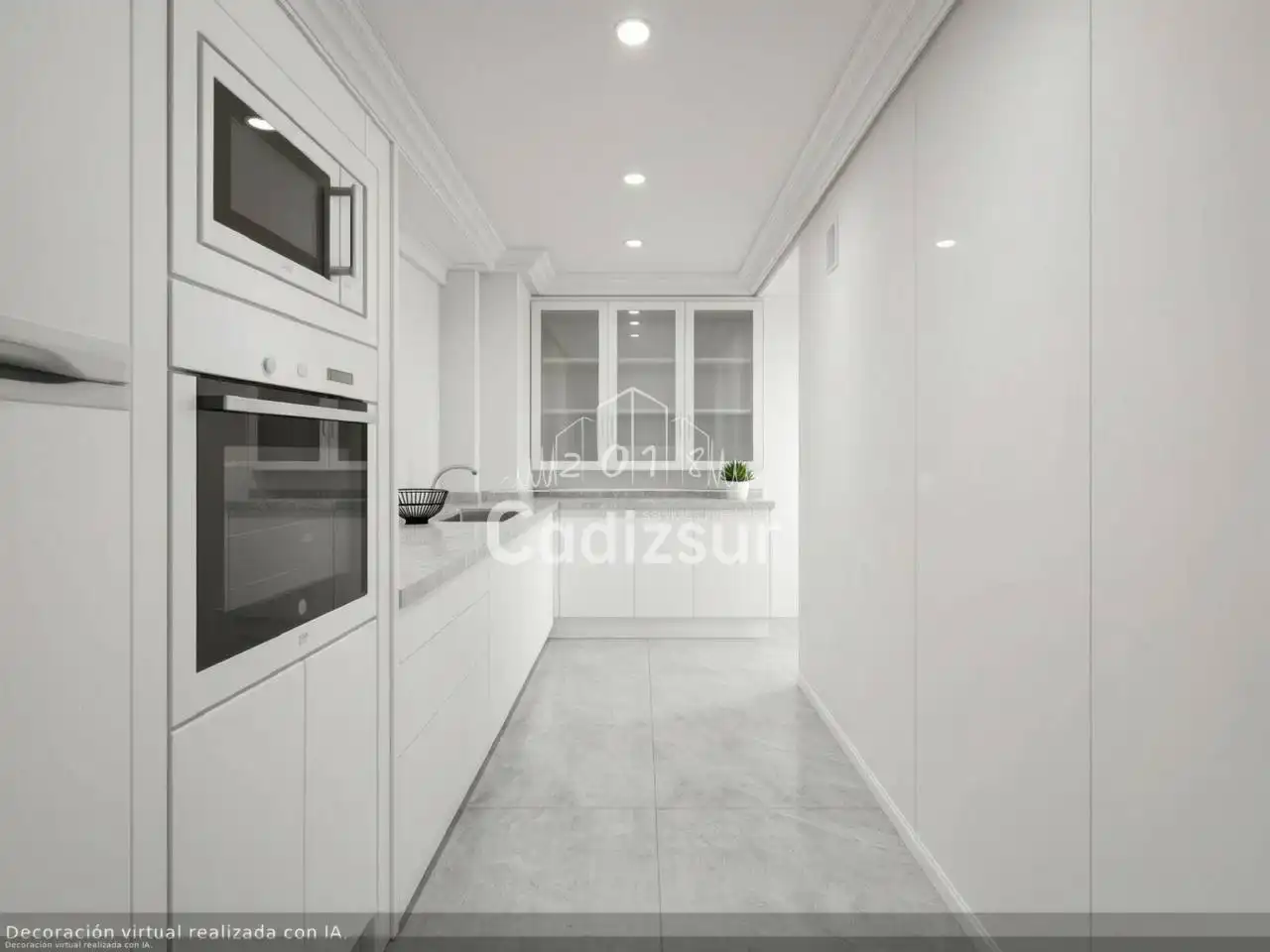 Cocina de Piso en venta en Cádiz con Terraza