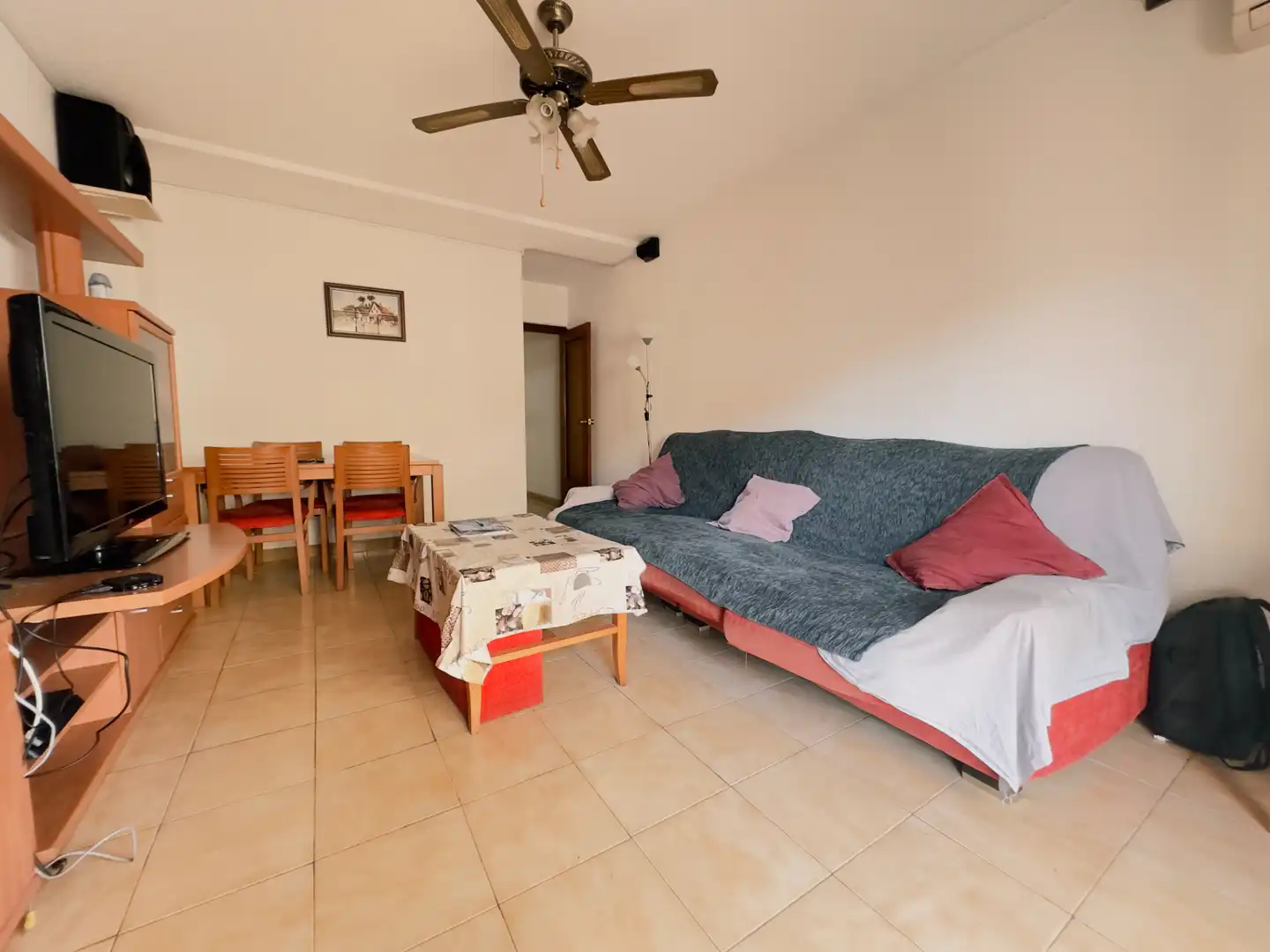 Sala de estar de Piso en venta en Santa Pola con Aire acondicionado, Terraza y Amueblado