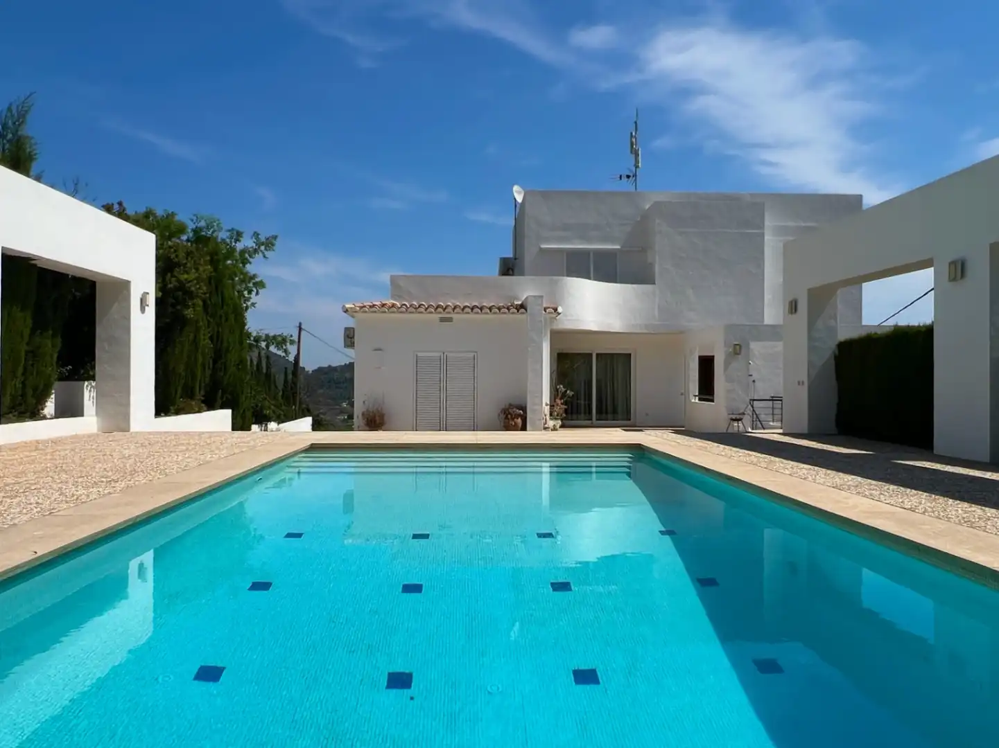 Piscina de Casa o xalet en venda en Pedreguer amb Aire condicionat, Calefacció i Jardí privat