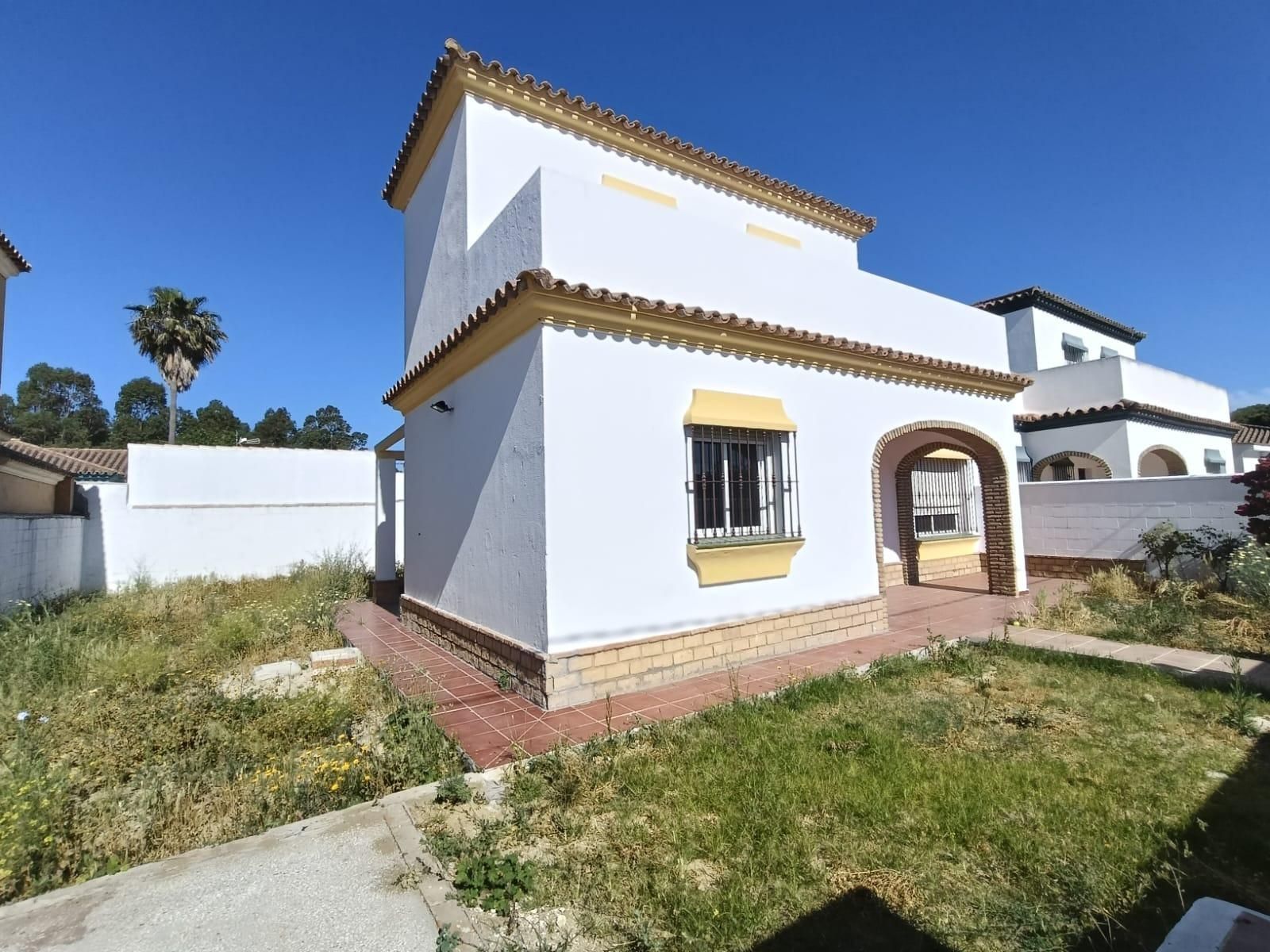 Exterior view of House or chalet for sale in Chiclana de la Frontera  with Private garden and Terrace