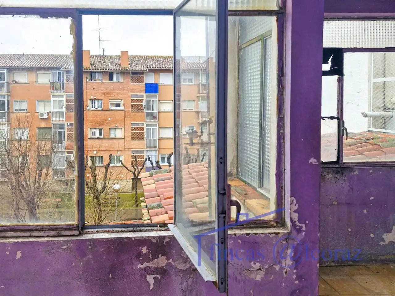 Balcony of Flat for sale in Huesca