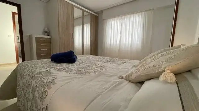 Bedroom of Apartments for rent in Benidorm  with Air Conditioner, Terrace and Furnished