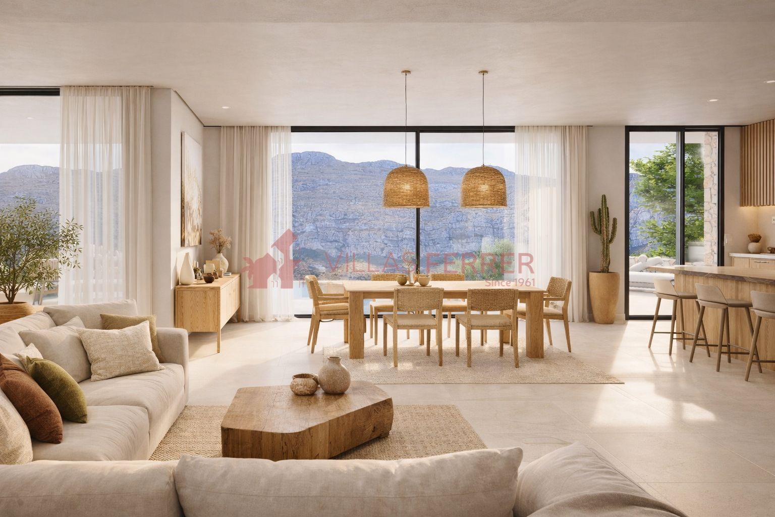 Living room of House or chalet for sale in Dénia  with Air Conditioner, Heating and Private garden