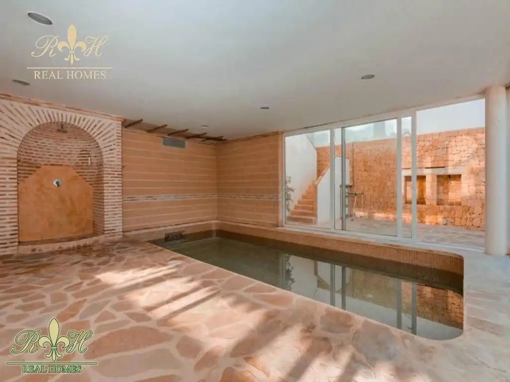 Piscina de Casa adosada en venda en L'Alfàs del Pi amb Aire condicionat, Terrassa i Piscina
