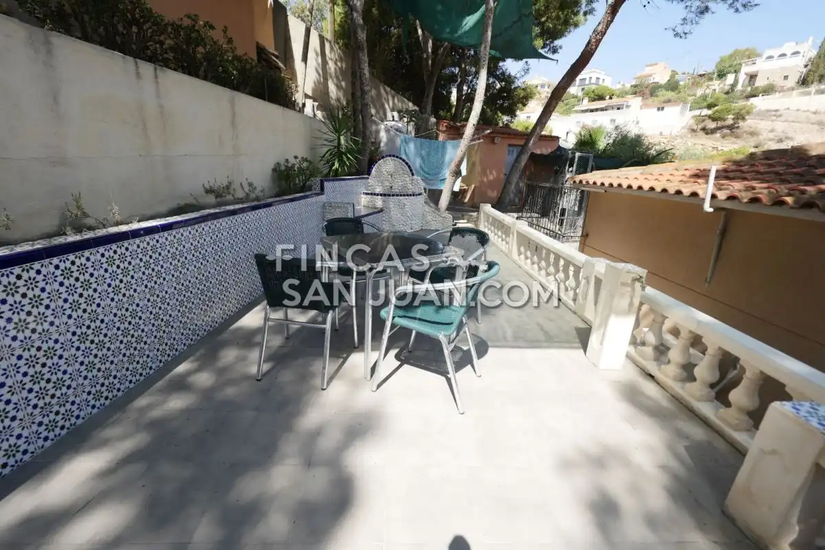 Terrace of Houses for sale in El Campello  with Air Conditioner, Heating and Private garden