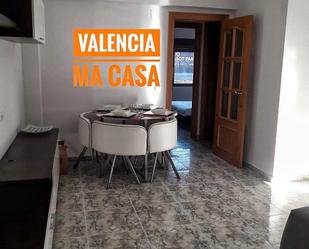 Dining room of Flat to rent in  Valencia Capital  with Air Conditioner, Heating and Furnished