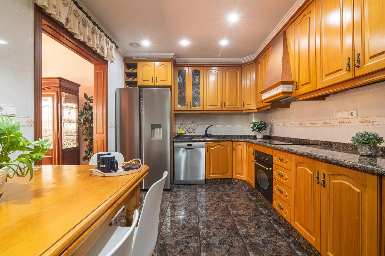 Cocina de Planta baja en venta en Elche / Elx con Aire acondicionado, Calefacción y Terraza