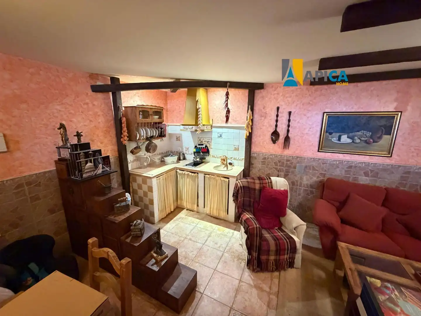 Küche von Einfamilien-Reihenhaus zum Verkauf in Algeciras mit Terrasse