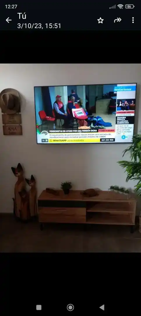 Sala d'estar de Apartament en venda en Bellmunt del Priorat amb Aire condicionat