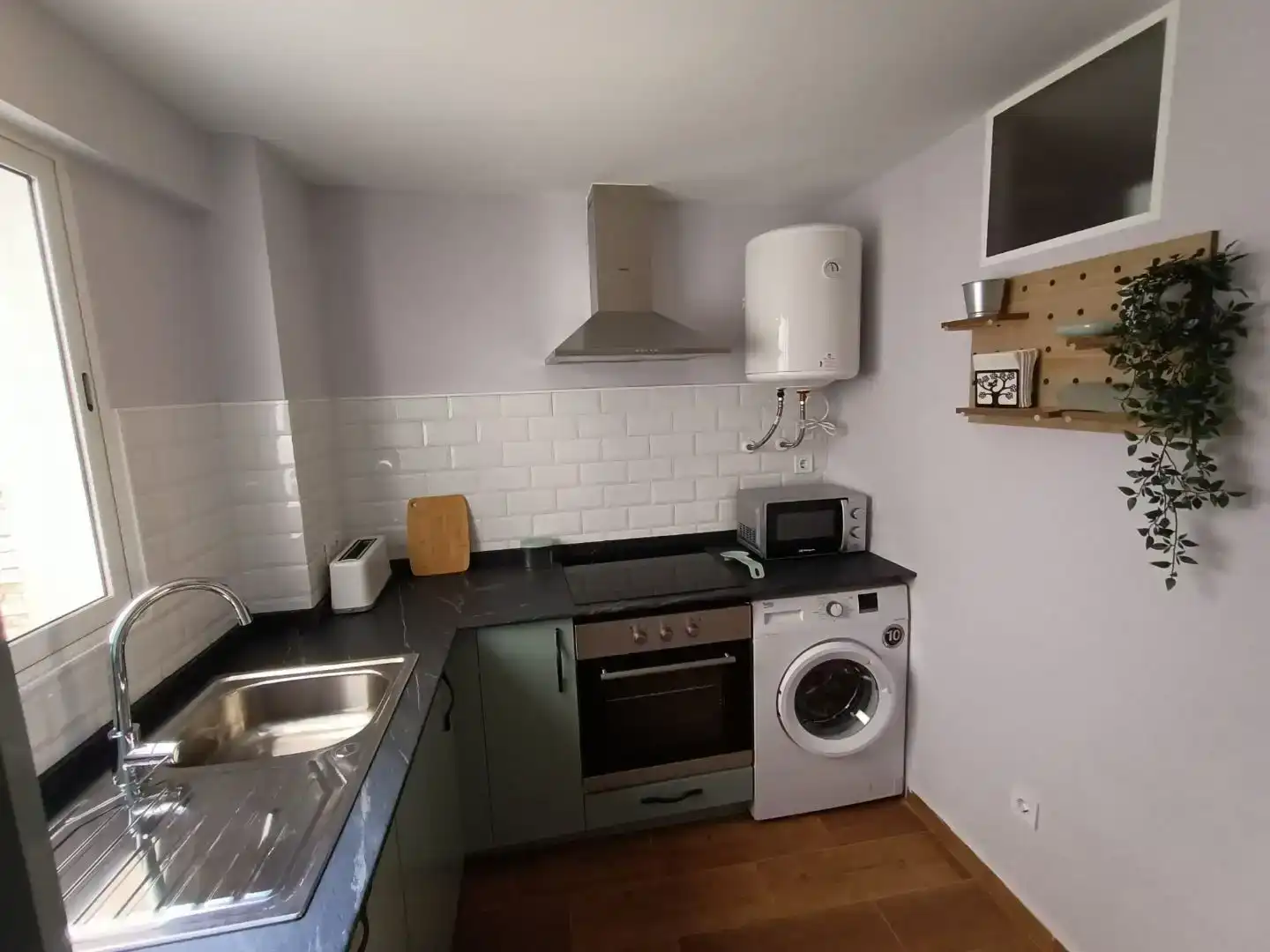 Küche von Wohnung zur Miete in Cullera mit Klimaanlage und Möbliert