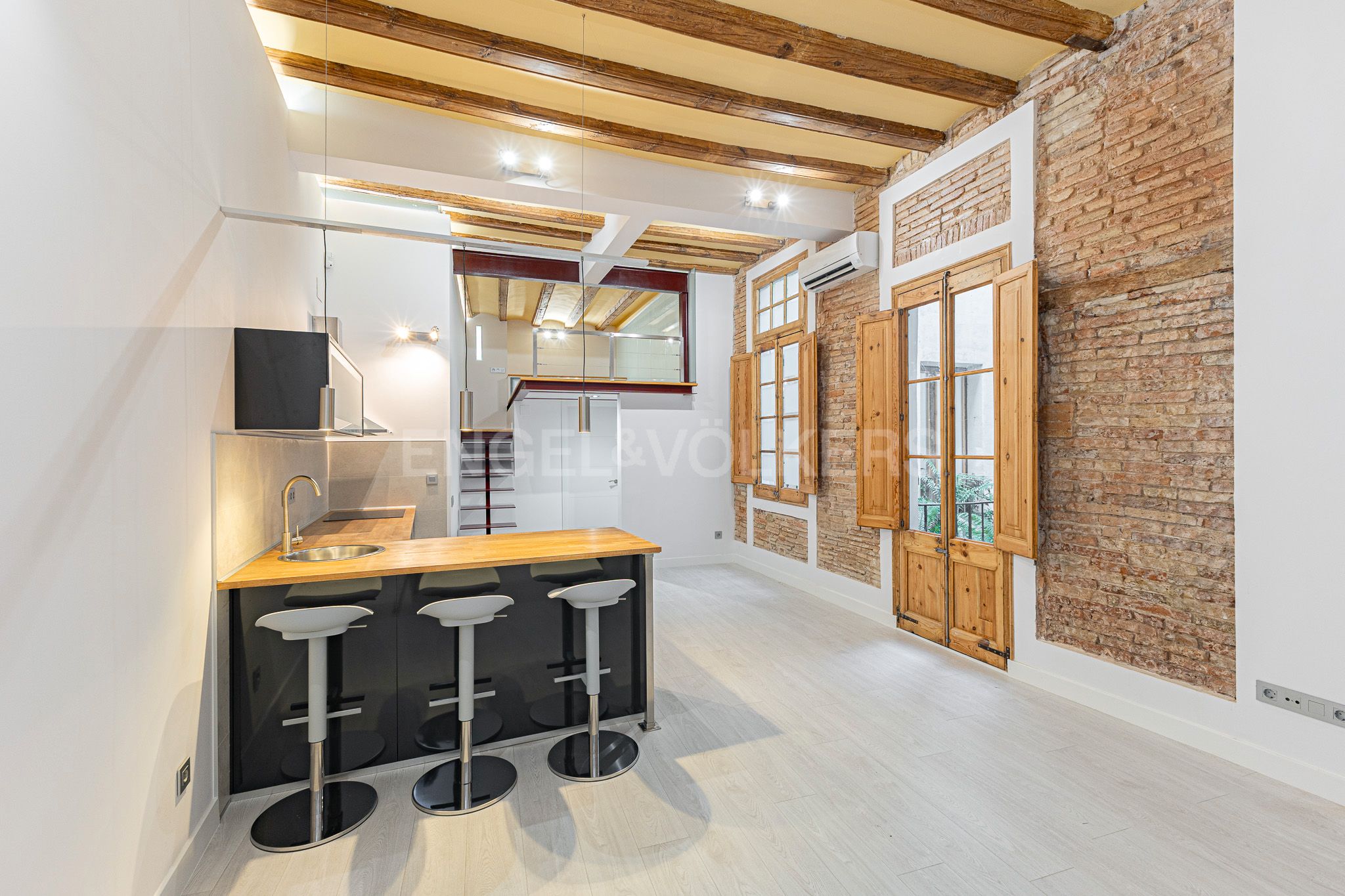 Cuina de Apartament en venda en  Barcelona Capital amb Aire condicionat i Calefacció