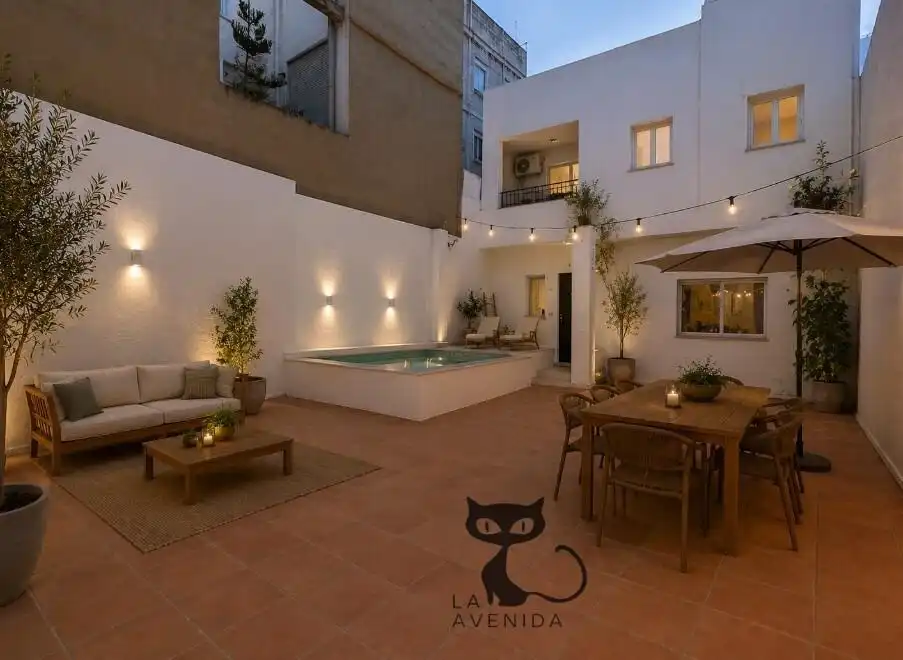 Terrassa de Casa o xalet en venda en Benetússer amb Jardí privat, Terrassa i Piscina