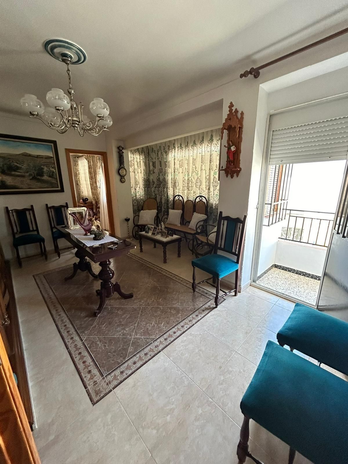 Menjador de Casa o xalet en venda en Cuevas de San Marcos amb Aire condicionat, Terrassa i Traster