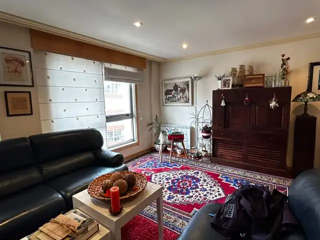 Living room of Flat for sale in Vilagarcía de Arousa  with Parquet flooring, Storage room and Furnished