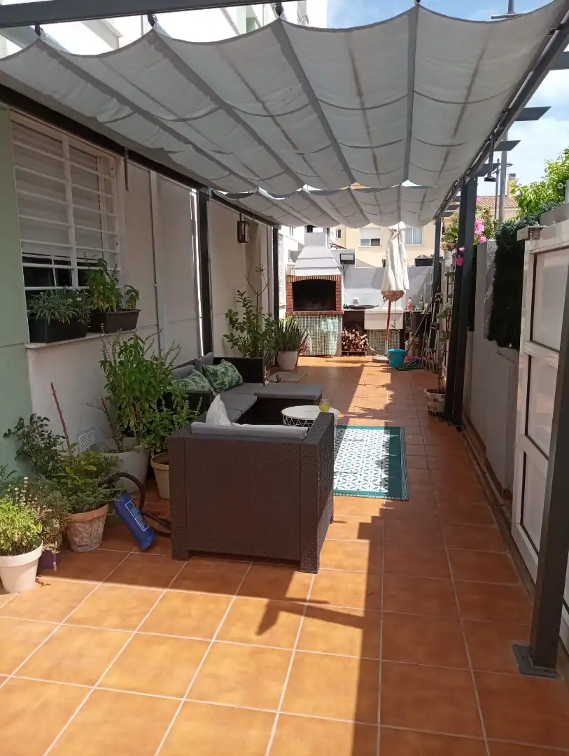 Terraza de Casa adosada de alquiler en Almazora / Almassora con Terraza, Piscina y Amueblado