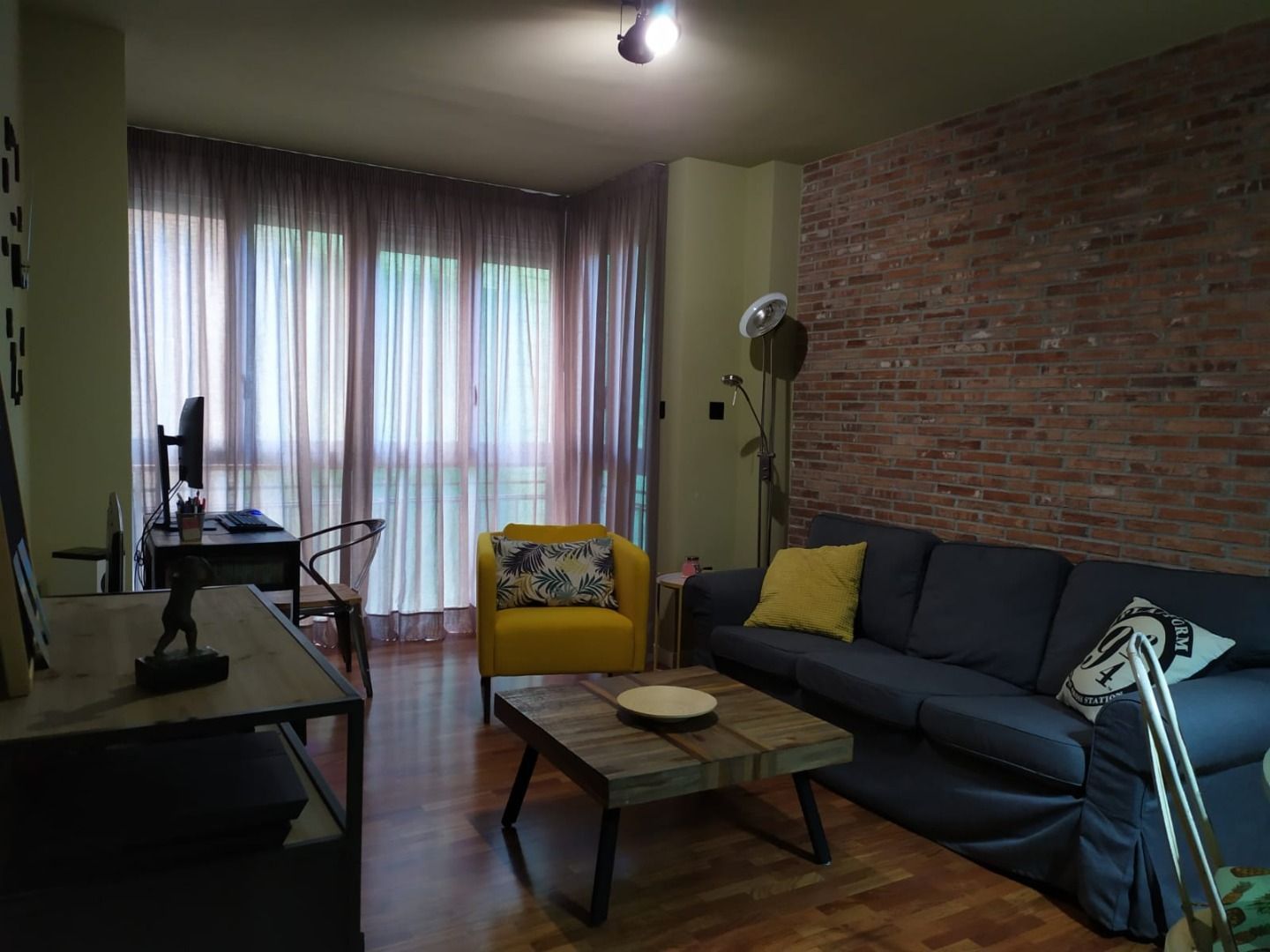 Living room of Apartment to rent in  Murcia Capital  with Air Conditioner and Furnished