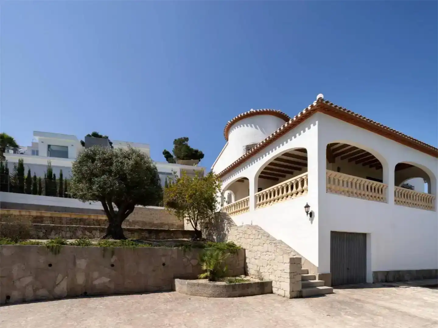 Vista exterior de Casa o xalet en venda en Jávea / Xàbia amb Aire condicionat, Terrassa i Piscina