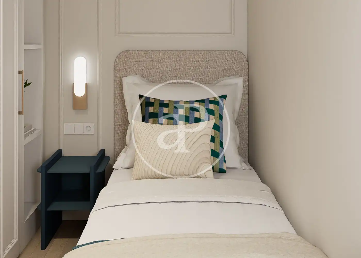 Bedroom of Flat for sale in Madrid  with Air Conditioner, Heating and Terrace