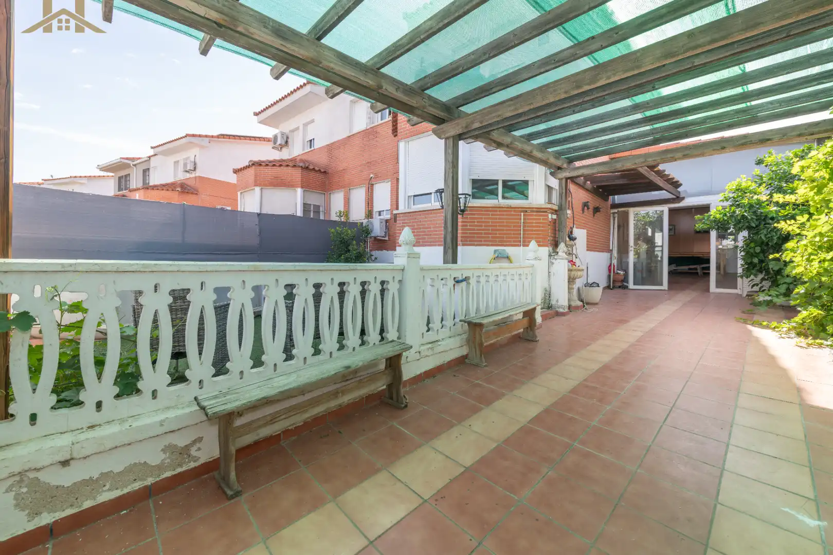 Terrassa de Casa adosada en venda en Seseña amb Aire condicionat, Calefacció i Jardí privat