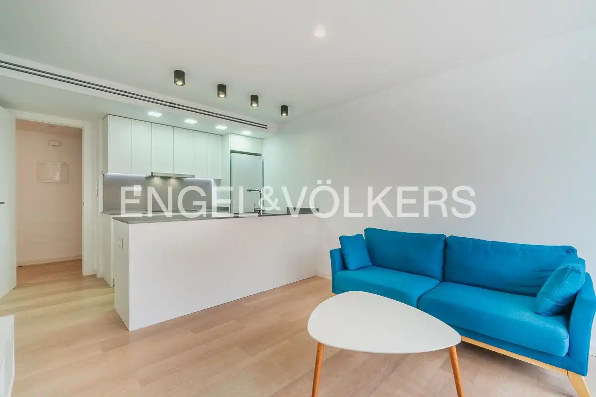 Sala d'estar de Àtic de lloguer en Torrevieja amb Calefacció