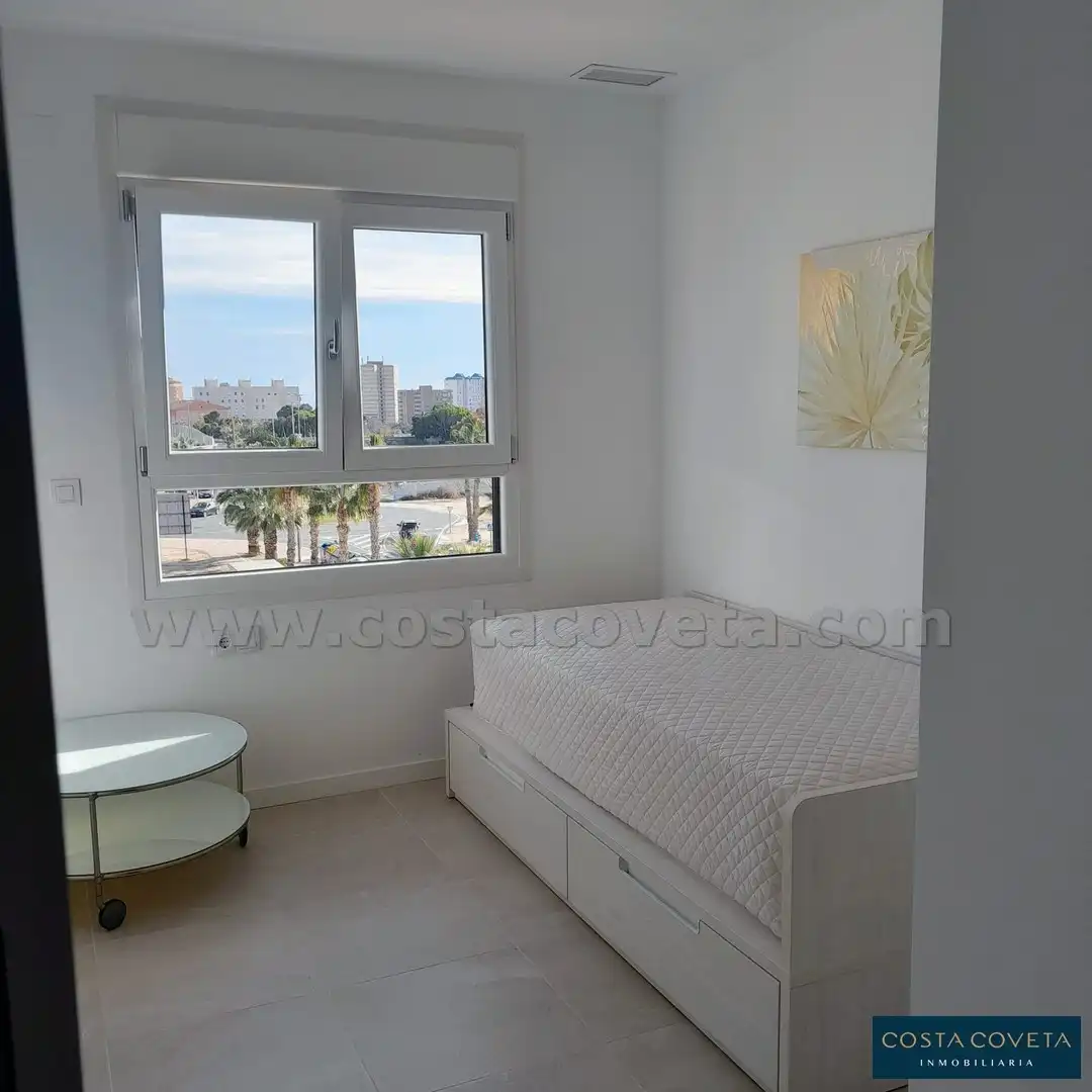 Bedroom of Apartments for sale in El Campello  with Air Conditioner, Swimming Pool and Furnished