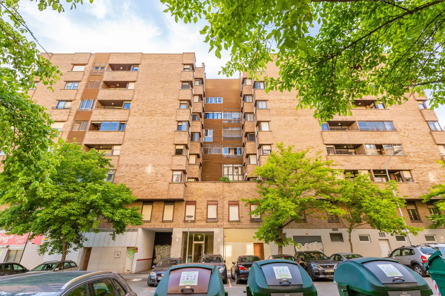 Vista exterior de Pis de lloguer en  Pamplona / Iruña amb Calefacció, Parquet i Terrassa