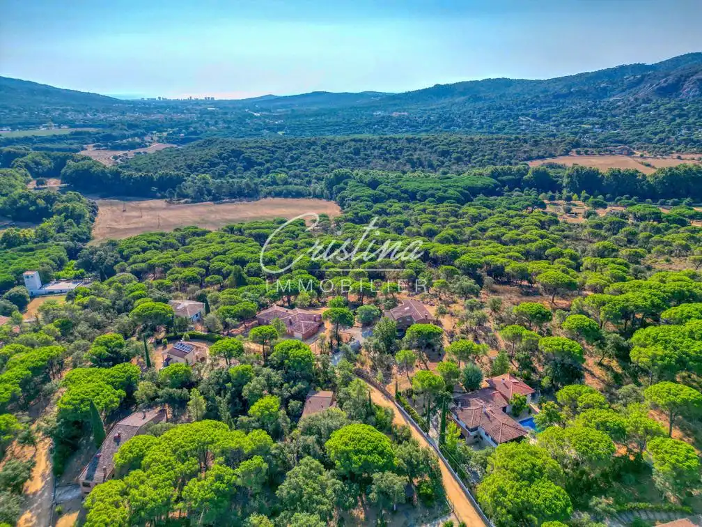 Vista exterior de Casa o xalet en venda en Santa Cristina d'Aro amb Calefacció i Piscina