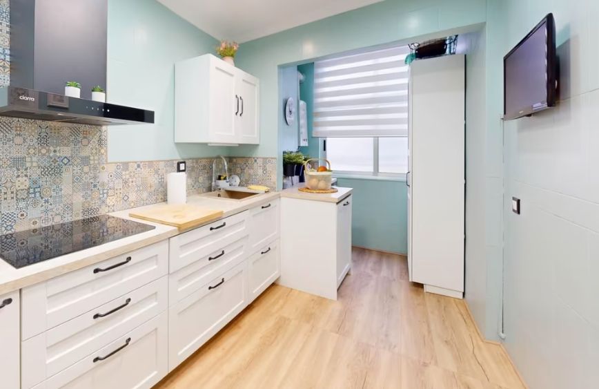 Cocina de Piso en venta en Málaga Capital con Amueblado y Balcón