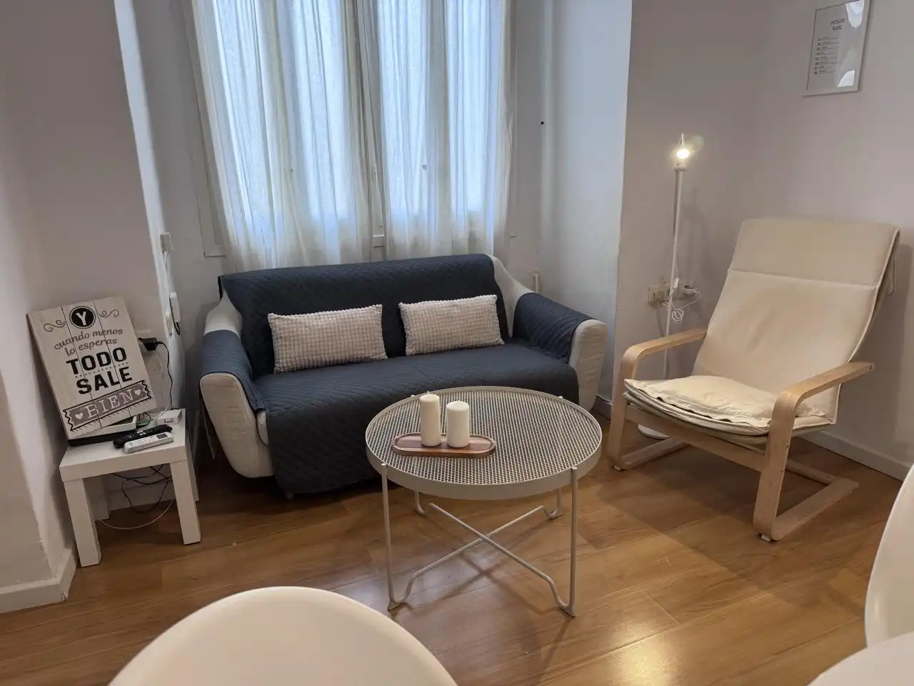 Sala de estar de Piso en venta en Málaga con Aire acondicionado, Calefacción y Parquet