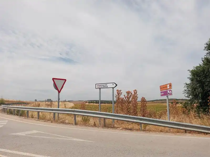 Vista exterior de Casa o xalet en venda en Villar de Cañas