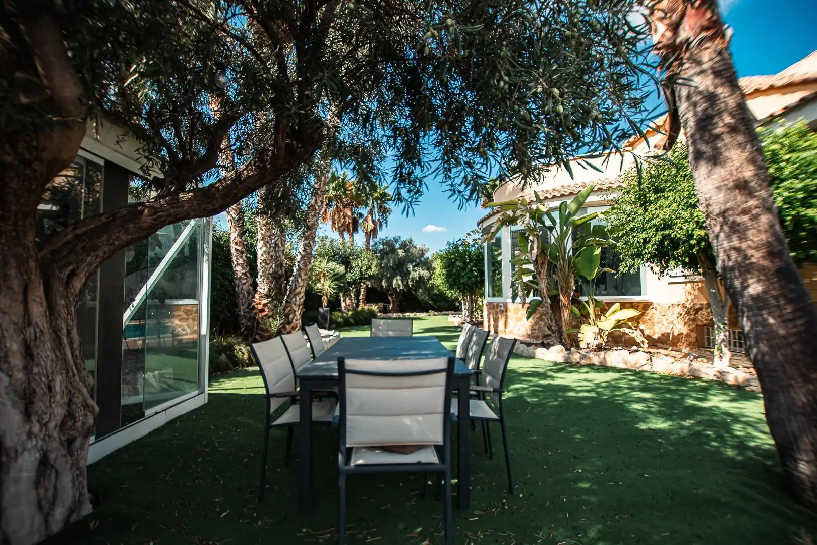 Terraza de Casa o chalet en venta en Mutxamel con Aire acondicionado, Calefacción y Jardín privado
