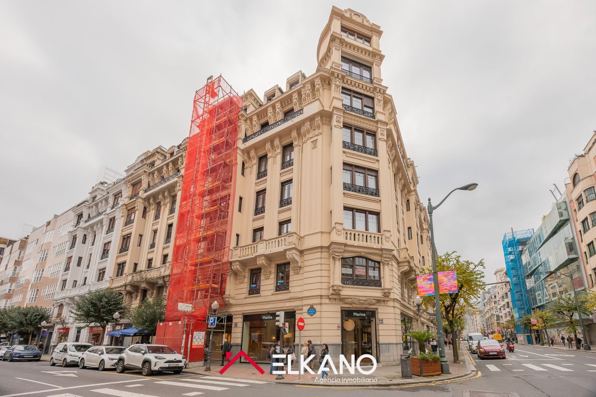 Exterior view of Flat for sale in Bilbao   with Heating, Parquet flooring and Furnished