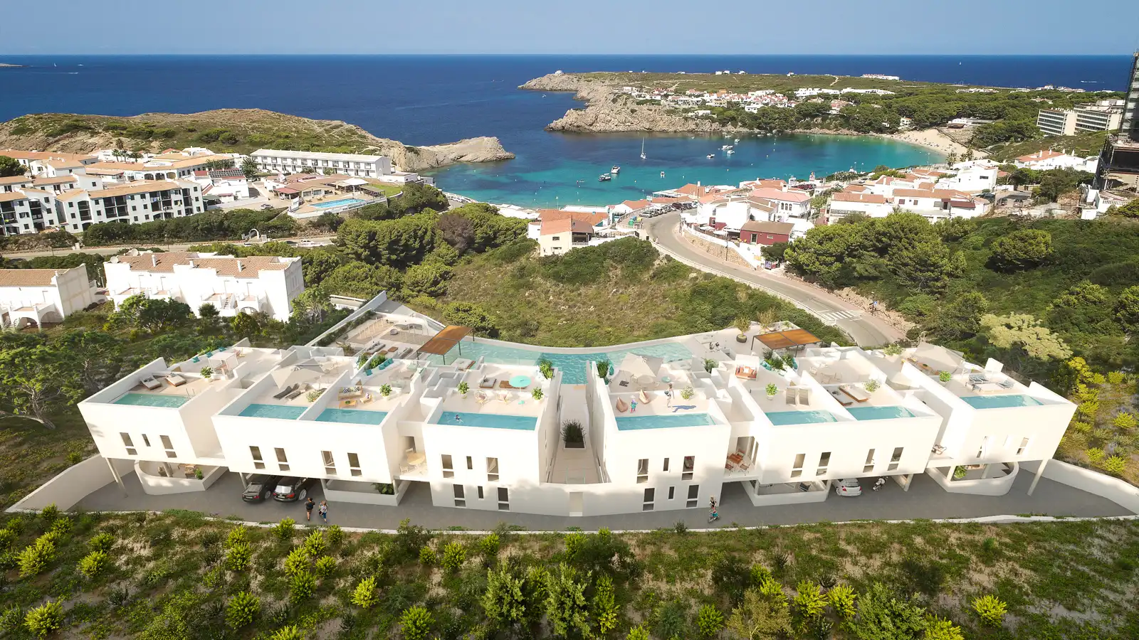 Exterior view of Flat for sale in Es Mercadal  with Terrace and Community pool