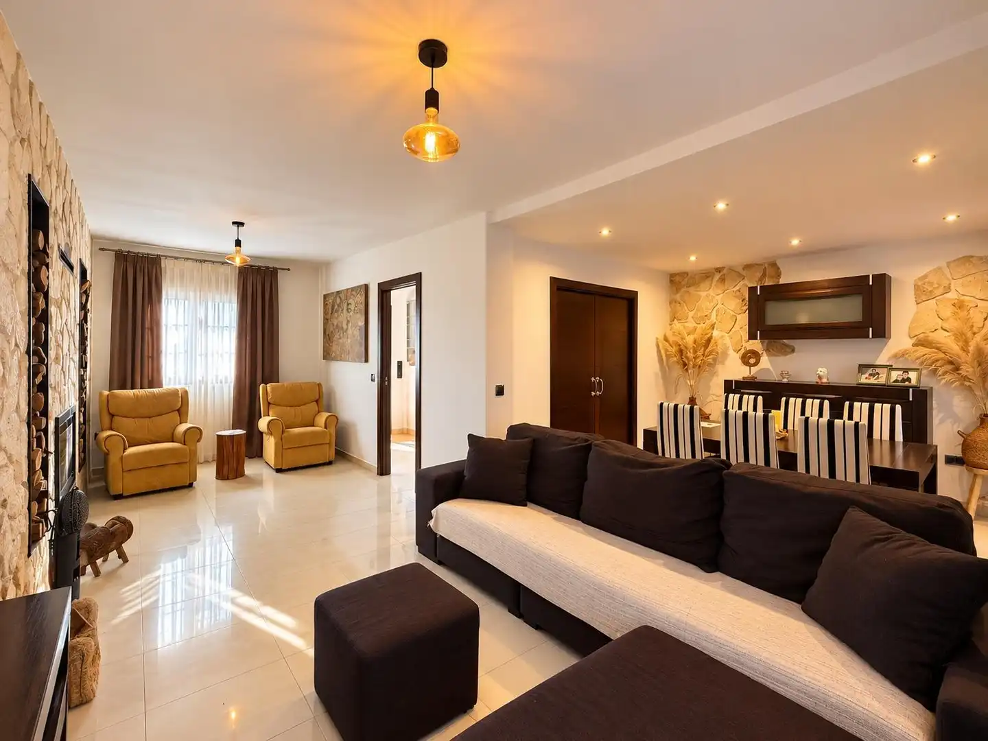 Living room of Houses for sale in Chiloeches, Guadalajara